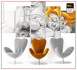 Wall Art Canvas Dragon Ball Z  Goku Super Saiyan Small / Without frame Official Dragon Ball Z Merch