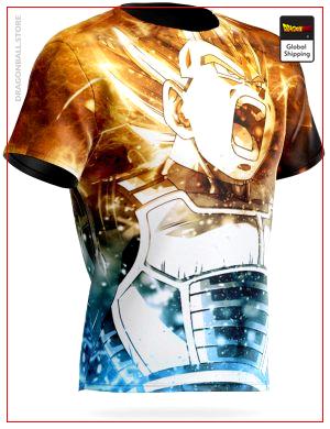 Dragon Ball Super T-Shirt Vegeta Saiyan Rage 5 / S / No Official Dragon Ball Z Merch