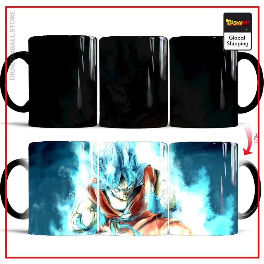 DBS Thermosensitive Mug  Goku Super Saiyan Blue Default Title Official Dragon Ball Z Merch