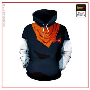 Android 17 Outfit Hoodie DBM2806 S Official Dragon Ball Merch