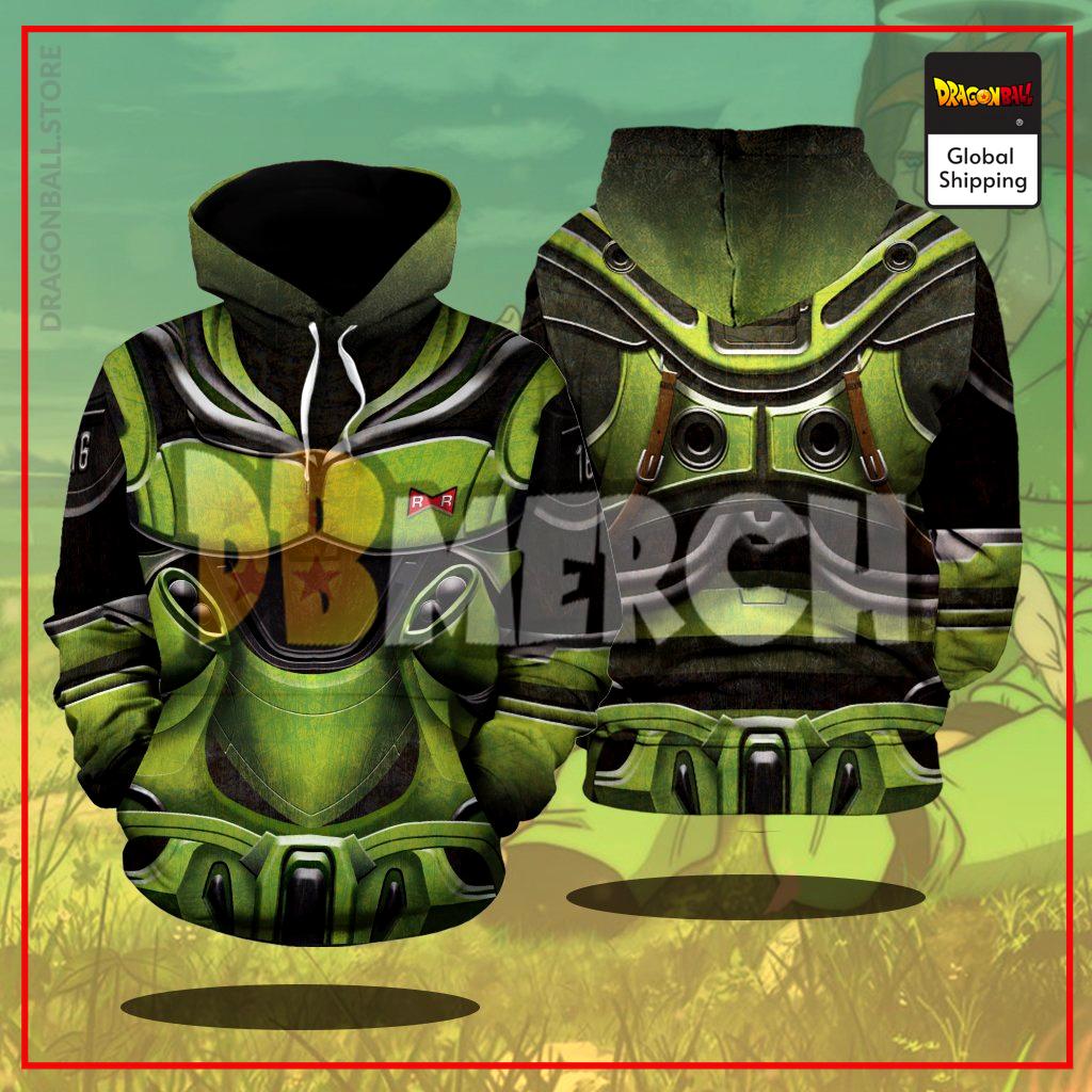 (DBMerch) Android 16 Armor Hoodie DBM2806 US M Official Dragon Ball Merch