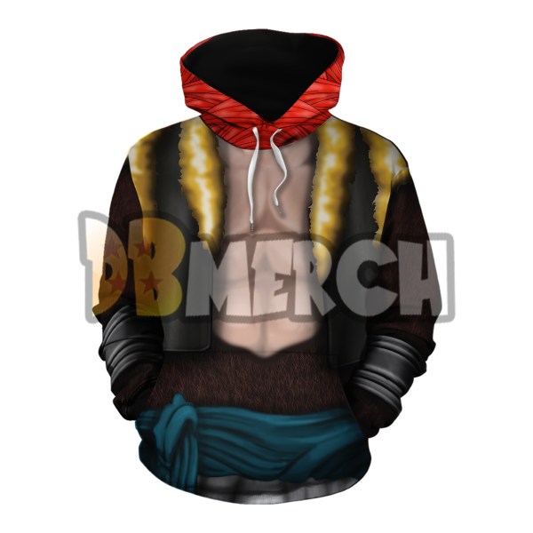 (DBMerch) SSJ4 Gogeta Hoodie DBM2806 US M Official Dragon Ball Merch