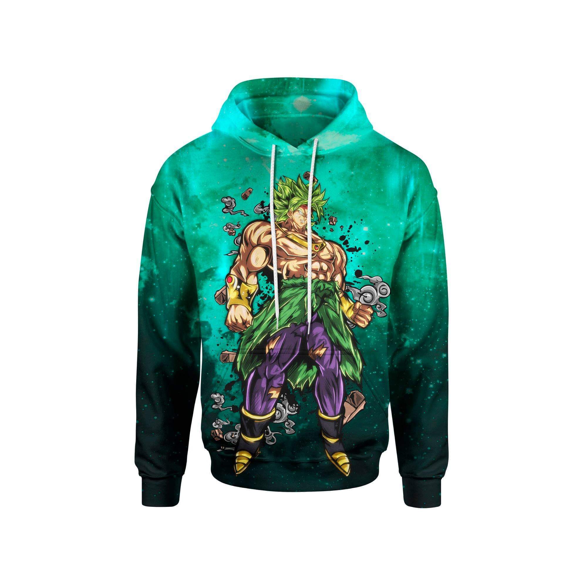 (DBMerch) Legendary Super Saiyan Broly Hoodie DBM2806 M Official Dragon Ball Merch