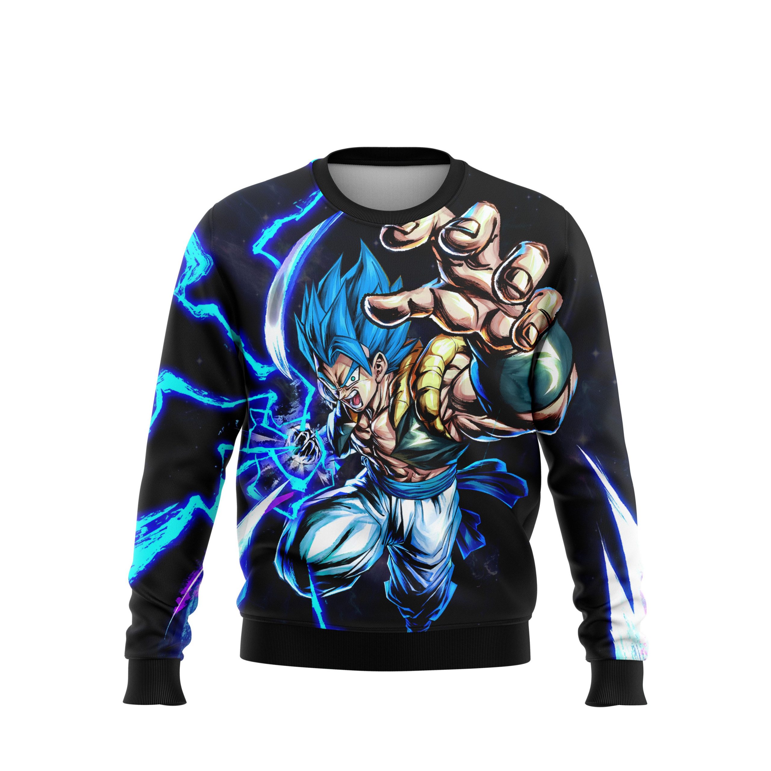 (DBMerch) SSB Gogeta Sweatshirt DBM2806 US S Official Dragon Ball Merch