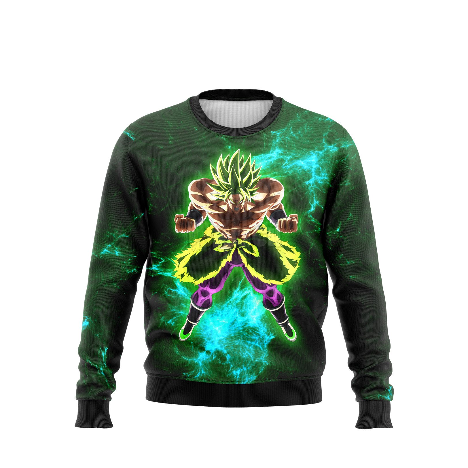 (DBMerch) SSJ Broly Sweatshirt DBM2806 US S Official Dragon Ball Merch