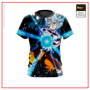 (DBMerch) Ultra Instinct Goku Kamehameha T-Shirt DBM2806 US Small Official Dragon Ball Merch