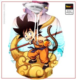 Kid Goku Hoodie DBM2806 S Official Dragon Ball Merch