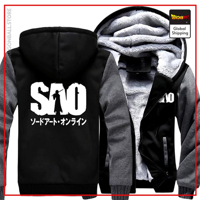 Sword Art Online Jacket DBM2806 Raglan Black / S Official Dragon Ball Merch