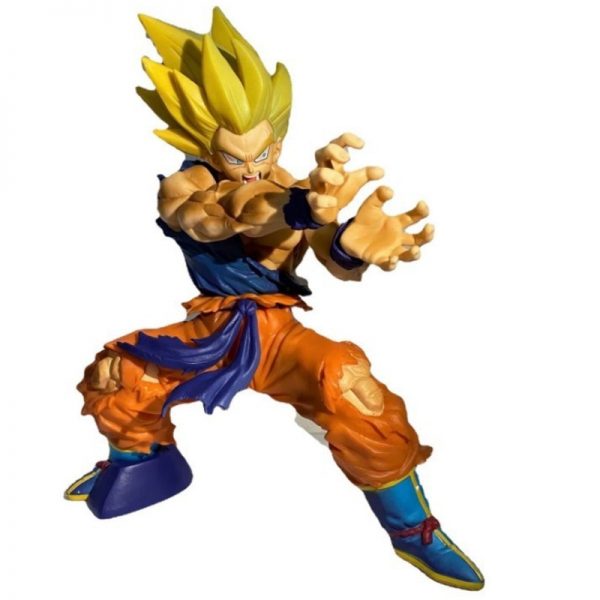 Anime Dragon Ball Z Son Goku Battle Damaged Action Figure Model Collection Toys 21CM Super Saiyan - Dragon Ball Store
