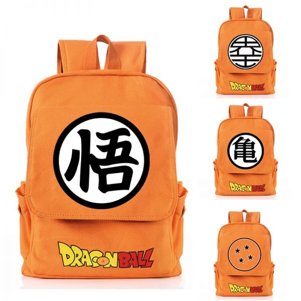 Dragon Ball Backpack Super Saiyan Goku Vegeta School Bags Cartoon Anime Cute Student Backpack Teenagers Boys - Dragon Ball Store