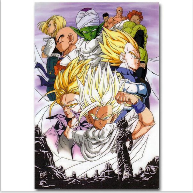 Dragon Ball Anime Posters - Painting Dragon Ball Poster | Dragon Ball Store