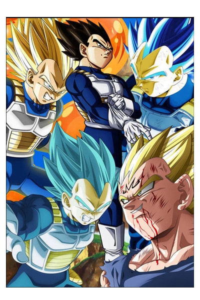 Japanese Anime Dragon Ball Goku Vegeta Dragon Ball Poster Art Canvas Painting Mural Printing Home Living 4.jpg 640x640 4 - Dragon Ball Store
