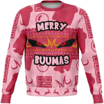 Dragon Ball Ugly Christmas Sweaters - Subliminator Majin Buu Ugly Christmas Sweater