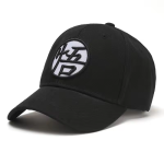 Dragon Ball Caps  -  Black Son Goku Kanji Go DBZ store