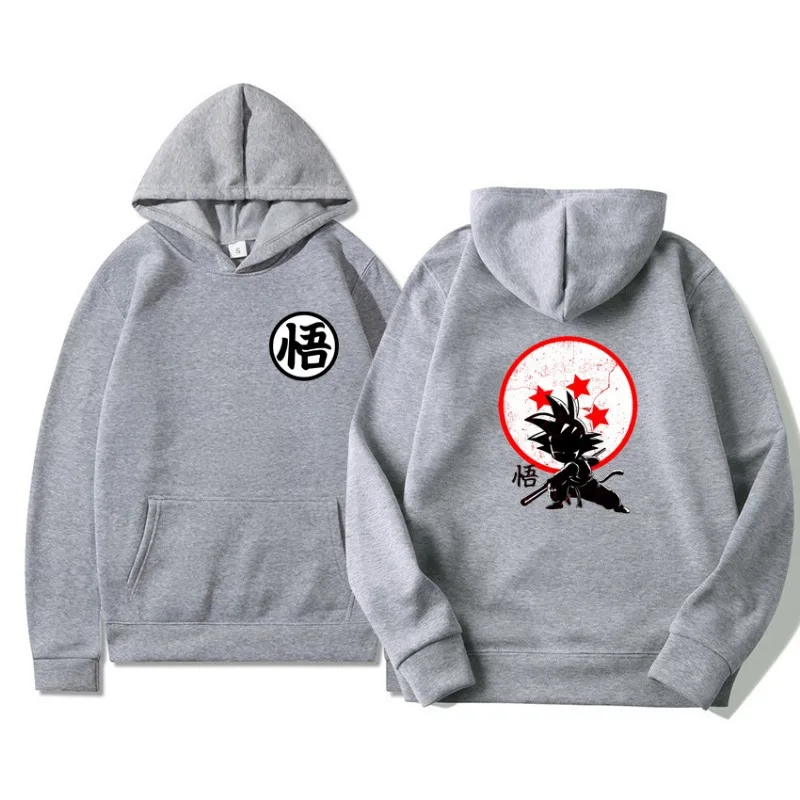Dragon Ball Goku Hoodie- Cartoon Autumn Winter Print Hoodie