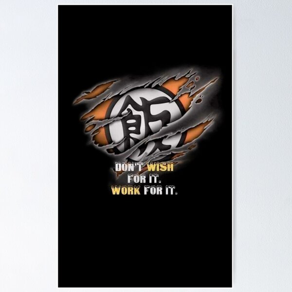 Dragon Ball Quote Poster TPM2008