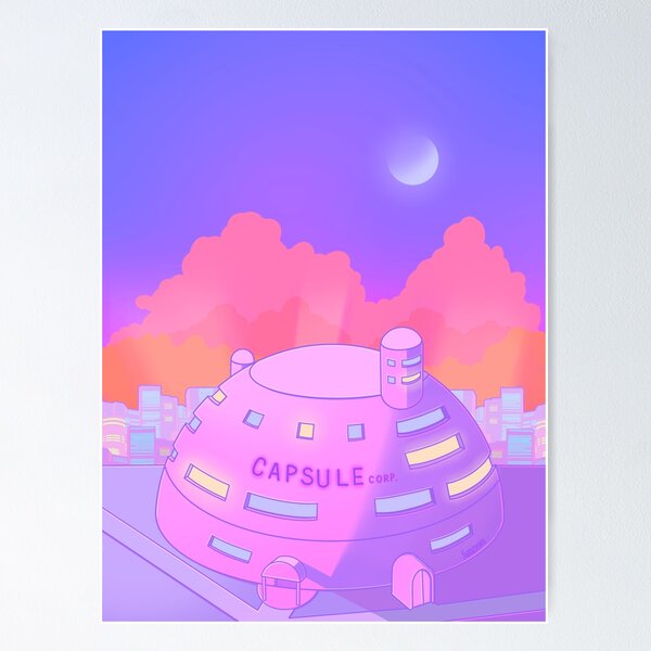 Capsule Corp by surudenise Poster TPM2008