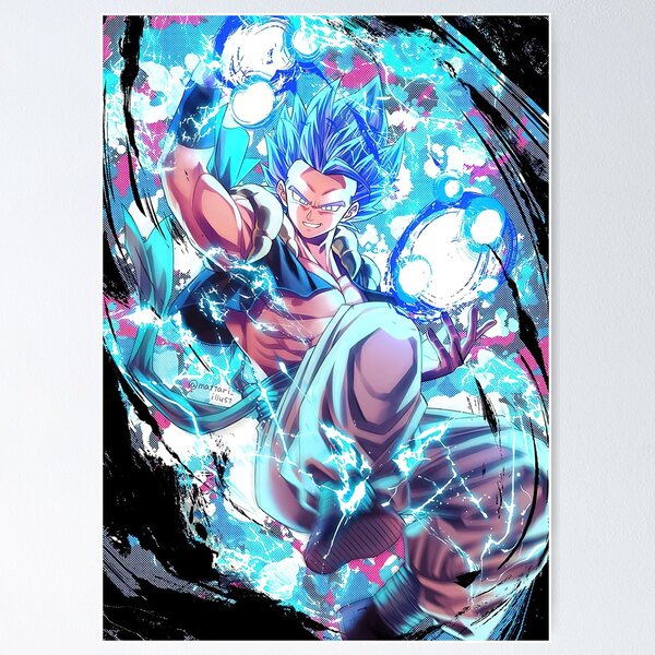 Gogeta SSGSS dragonball Poster TPM2008