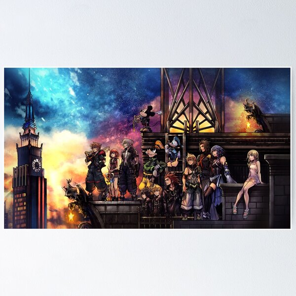 JRPG Kingdom Hearts Poster TPM2008
