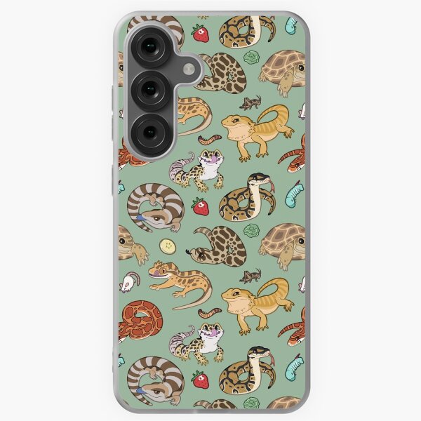 Reptile Pets Pattern - Green Samsung Galaxy Soft Case TPM2008