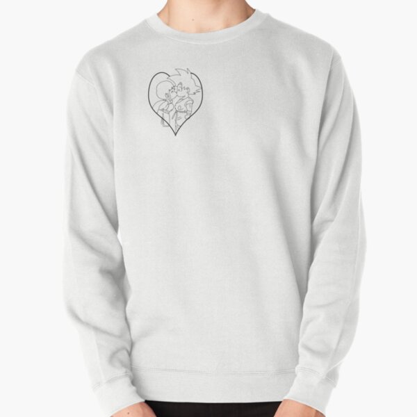 goku and chichi kiss Pullover Sweatshirt TPM2008