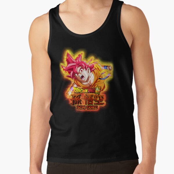 Son Goku Super Saiyan God Tank Top TPM2008