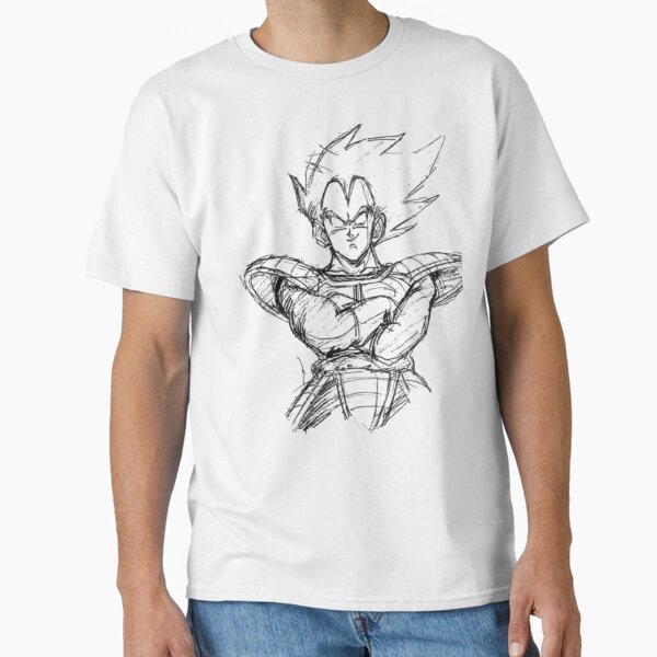 Vegeta Sketch Classic T-Shirt TP12081