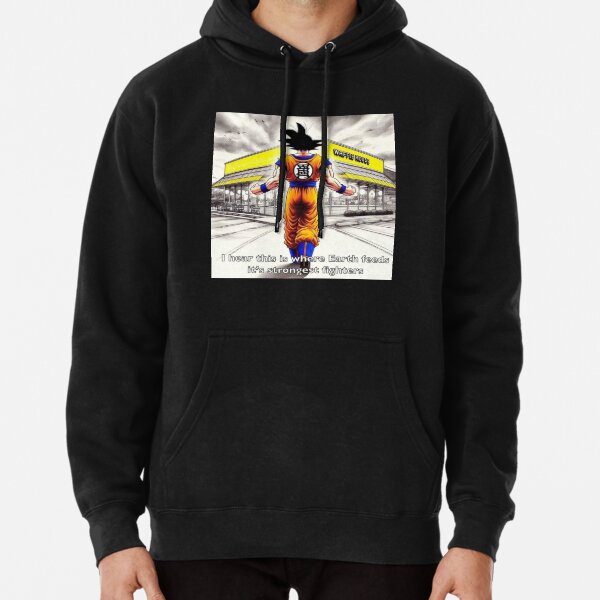 Dragon ball Waffle house meme  Pullover Hoodie TP12081