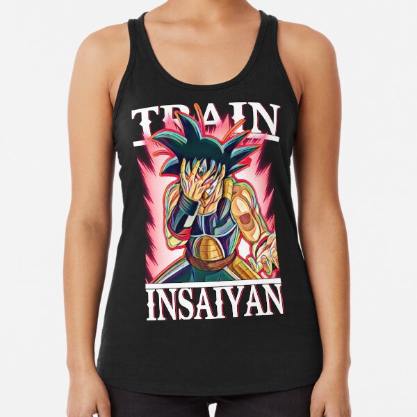 Train Insaiyan Bardock (Masked Saiyan) DB/DBZ/DBGT/DBS  Racerback Tank Top TPM2008