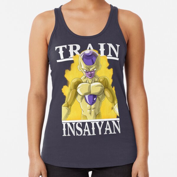 Train Insaiyan Golden Freeza DB/DBZ/DBGT/DBS  Racerback Tank Top TPM2008
