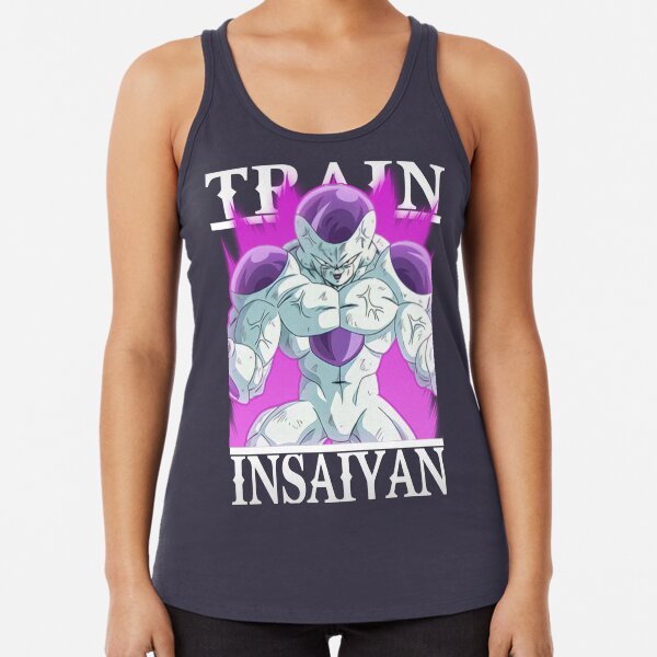 Train Insaiyan Freeza Full Power 100% DB/DBZ/DBGT/DBS  Racerback Tank Top TPM2008