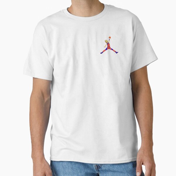 Goku Artwork Mixured With Jordan Pose Classic T-Shirt  RB1909