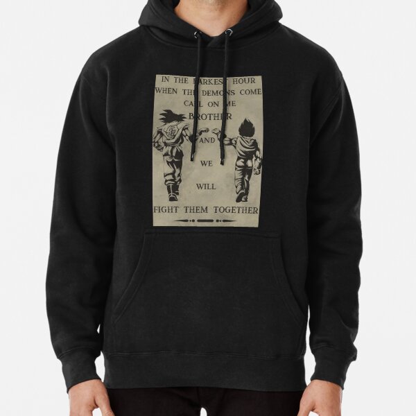 Goku and Vegeta's Loyalty Pullover Hoodie RB1909