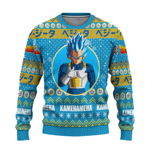 SSGSS Vegeta – Dragon Ball Z Ugly Christmas Sweater