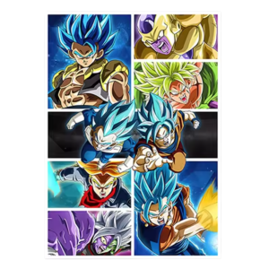 Dragon Ball Poster Super Saiyan Sun Wukong Sun Gohan NTAN2703