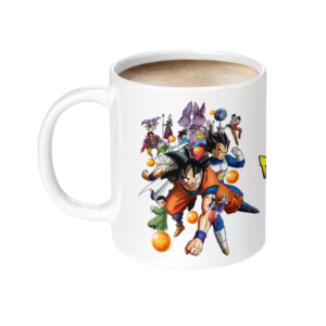 Goku White Ceramic Mug Mug Cartoon Print NTAN1304