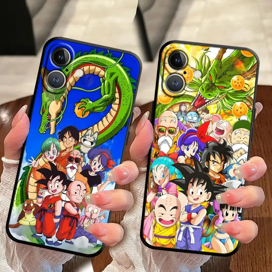 Dragon Ball Master Roshi Black PTTT0604 Soft Phone Cover Case for iPhone