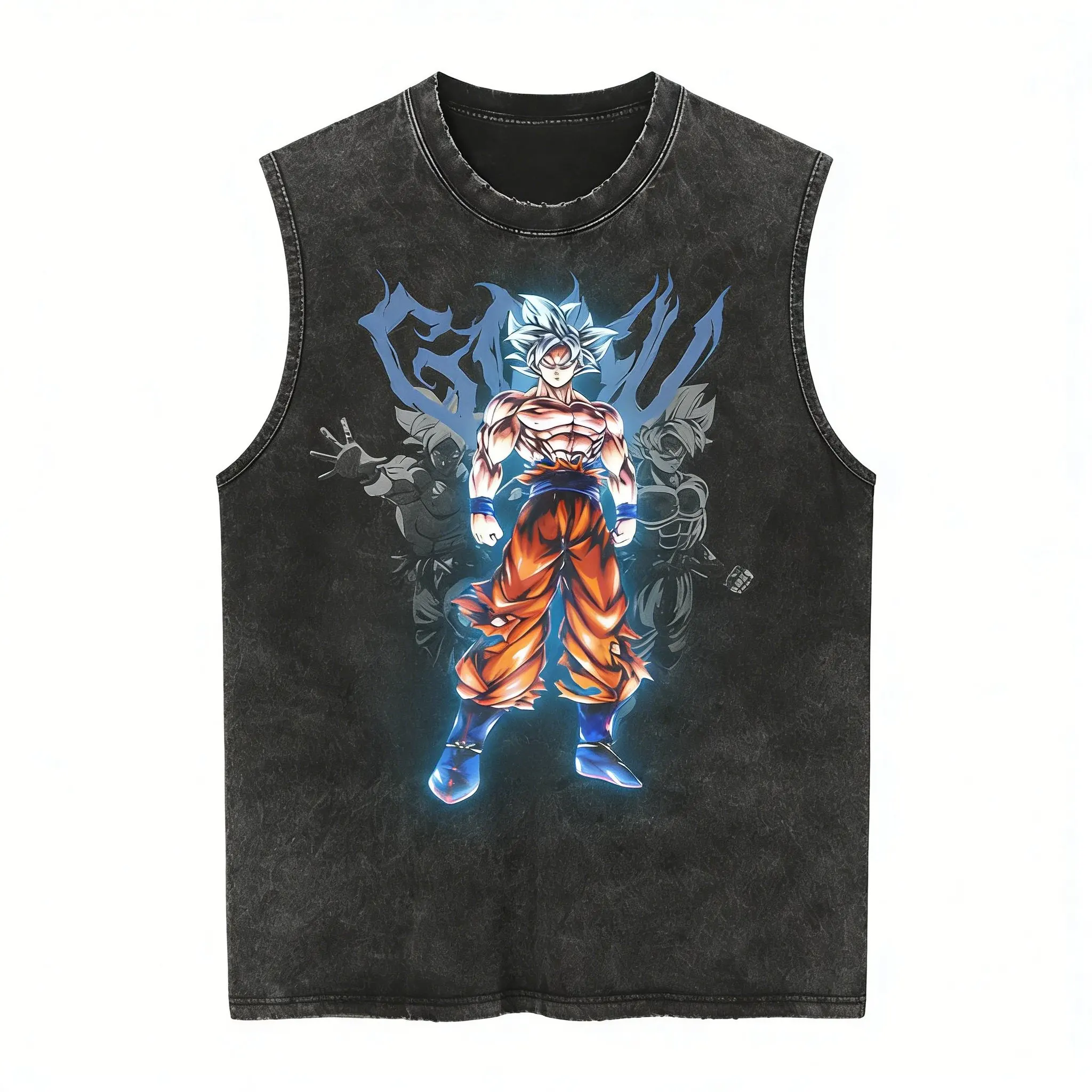 Harajuku Dragon Ball Gym Summer 2026 PTTT0604 Washed Tank Tops