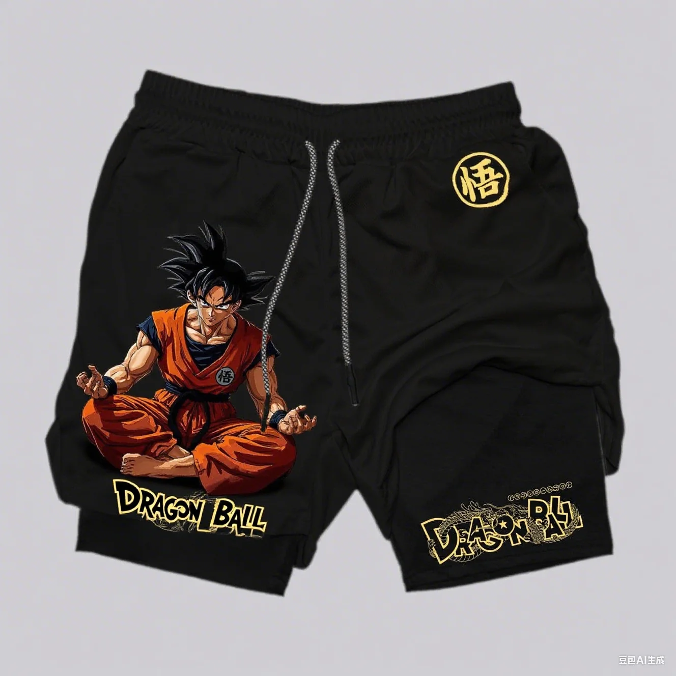 Dragon Ball Goku Double-layer 2-in-1 PTTT0604 Sports Pants