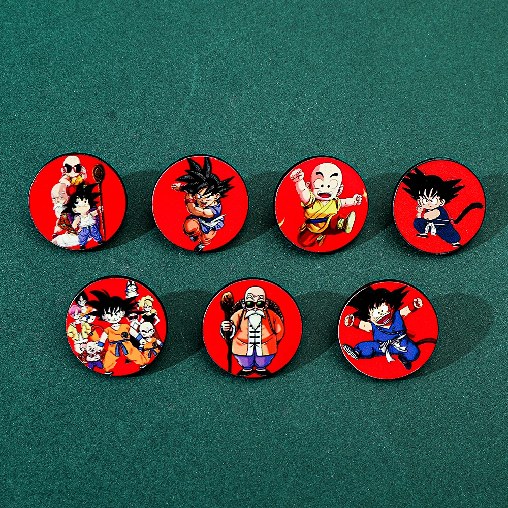 Cute Son Goku Dragon Ball Enamel PTTT0604 Pin Brooch